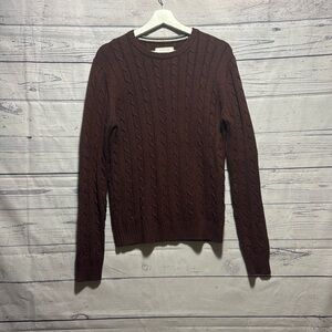 Frank & Oak Cable knit sweater